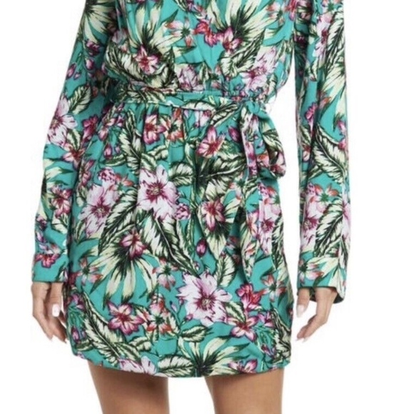 NWOT - Walter Baker Jubilee tropical kimono sleeve mini dress - Picture 3 of 12